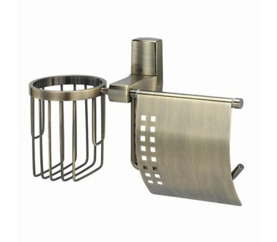 Держатель туалетной бумаги и освежителя WasserKRAFT Exter K-5200 5259 Светлая бронза 
