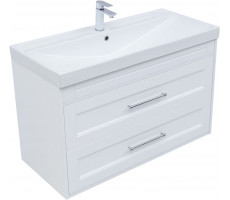 Тумба с раковиной Aquanet Бостон new 100 (Flash) цв.белый сатин 00345367 Тумба с раковиной Aquanet Бостон new 100 (Flash) цв.белый сатин 00345367