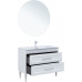 Тумба с раковиной Aquanet Бостон new 100 (Flash) цв.белый сатин 00345367 Тумба с раковиной Aquanet Бостон new 100 (Flash) цв.белый сатин 00345367