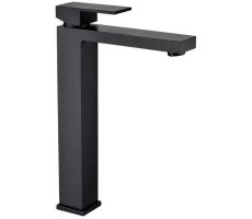 Смеситель для раковины высокий Grocenberg GB3008BL, черный 