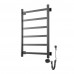 Полотенцесушитель электрический Domoterm Квадро Плюс Квадро Плюс П6 500х800 ER черный Черный, матовый Полотенцесушитель электрический Domoterm Квадро Плюс Квадро Плюс П6 500х800 ER черный Черный, матовый