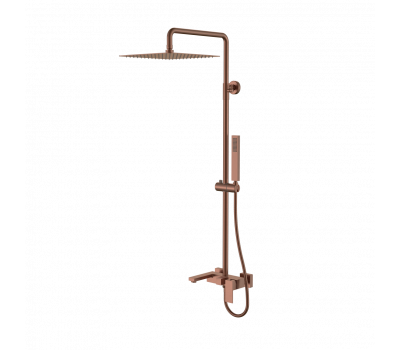 Стойка для душа QUBIC Brushed Bronze Boheme 478-BRB брашированная бронза 