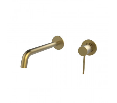 Смеситель для раковины встраиваемый Raiber RPG-004, золото Смеситель для раковины встраиваемый Raiber RPG-004, золото