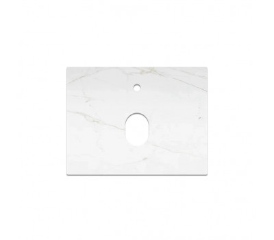 Столешница La Fenice Granite Gray Structural Terra 60 см, белая  Столешница La Fenice Granite Gray Structural Terra 60 см, белая