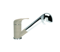 Смеситель для кухни с выдвижным изливом Florentina СИГМА 313.14L.1223.107, песочный  Смеситель для кухни с выдвижным изливом Florentina СИГМА 313.14L.1223.107, песочный