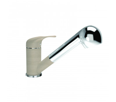 Смеситель для кухни с выдвижным изливом Florentina СИГМА 313.14L.1223.107, песочный 