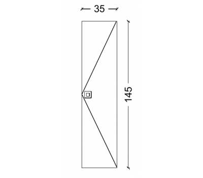 Пенал Armadi Art LUCIDO Бронзированный коричневый 304005 772-BB 