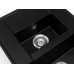 Кухонная мойка Grandex Aqua Topline 600115, черный металлик