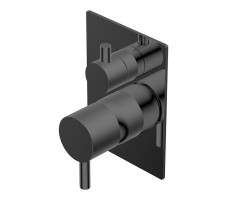 Смеситель встраиваемый на 2 источника Ritmonio Diametro35 PR52GC111BLX  