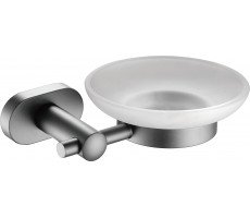 Мыльница стеклянная BELZ B90502 сталь Мыльница стеклянная BELZ B90502 сталь