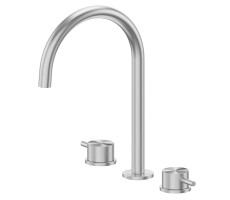 Смеситель ABBER Wasser Kreis 316 AF8108BST-M для раковины, сталь брашированная  Смеситель ABBER Wasser Kreis 316 AF8108BST-M для раковины, сталь брашированная