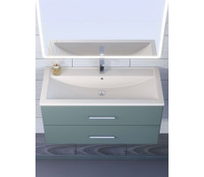 Раковина для ванной кварцевая Uperwood Foster Quartz 100х45,5х17,5 см, белая матовая, жасмин 291030044 Раковина для ванной кварцевая Uperwood Foster Quartz 100х45,5х17,5 см, белая матовая, жасмин 291030044