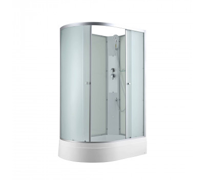 Душевая кабина AvaCan C3012R N без крыши матовый Хром 