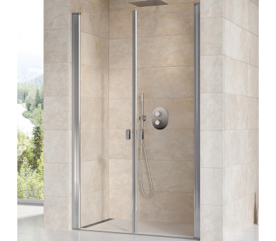 Душевая дверь Ravak 0QVGCC0LZ1 распашная 120х195, толщина полотна 6мм универсальная, цвет профиля хром Душевая дверь Ravak 0QVGCC0LZ1 распашная 120х195, толщина полотна 6мм универсальная, цвет профиля хром