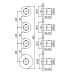 Смеситель для душа Paffoni Modular box MDE019NO 