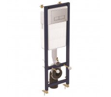 Инсталляция для унитаза Ideal Standard W3710AA с двойной хромированной панелью смыва Инсталляция для унитаза Ideal Standard W3710AA с двойной хромированной панелью смыва