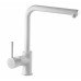 Смеситель для кухни AZARIO EVANS поворотный излив, белый матовый AZ-152944316 
