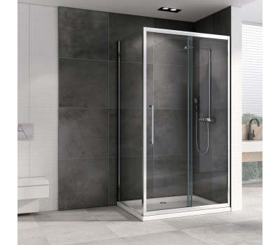 Душевой уголок ABBER Schwarzer Diamant AG30110H-S50 хром 