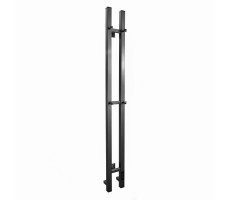 Полотенцесушитель электрический Comfysan Alto-K EC-2 120/10, оружейная сталь 