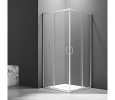 Душевой угол Veconi Rovigo RV-101, 800x800x1900, хром, стекло прозрачное 