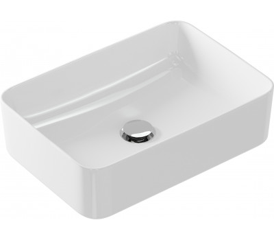 Раковина Cersanit на столешницу CREA 50 RECTANGULAR 0 отв. 64755 белый 