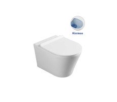 Унитаз подвесной Vincea Vito VT1-23 безободковый, цвет белый, ультратонкое soft-close сиденье Унитаз подвесной Vincea Vito VT1-23 безободковый, цвет белый, ультратонкое soft-close сиденье