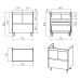 Тумба под раковину Misty Алиса 75 Э-Али01075-0112Я 