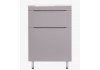 Тумба напольная Style Line Бергамо мини 60 (2 ящ.) Люкс антискрейтч серый, PLUS СС-00002309 