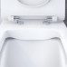 Унитаз-компакт безободковый с сиденьем микролифт Damixa Sirius DX86C8600SC Белый 