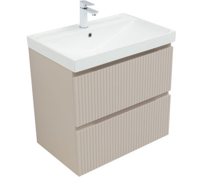 Тумба под раковину Aquanet Джейн (Flat) 70 бежевый 00343976 Тумба под раковину Aquanet Джейн (Flat) 70 бежевый 00343976