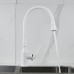 Смеситель для кухни с гибким изливом Raffine F303C-1, белый