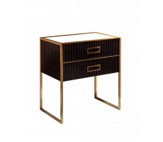 Тумба Armadi Art MONACO 80см черная глянец + золото под раковину чашу 867-080-BG Тумба Armadi Art MONACO 80см черная глянец + золото под раковину чашу 867-080-BG