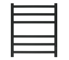 Полотенцесушитель электрический Point Антея PN17856B П6 500x600, диммер справа, черный