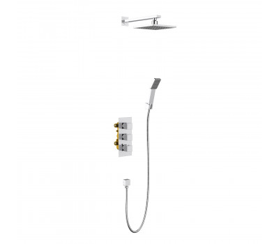 Душевая система Timo Tetra-thermo 2-х режимная с термостатом SX-0179/00SM chrome хром 