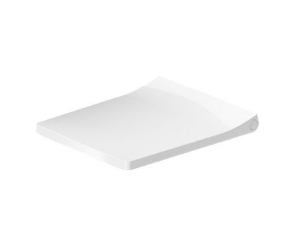 Сиденье для унитаза DURAVIT Viu 0021290000 с микролифтом, петли нерж. сталь, цвет белый