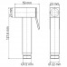 Гигиеническая лейка WasserKRAFT Exter 1600 A138 Светлая бронза 
