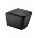 Унитаз подвесной безободковый WONZON & WOGHAND RONA черный матовый WW-UP2216-MB 