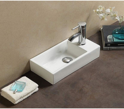 Умывальник CeramaLux 9048DL белый 