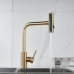 Смеситель для кухни с мультифункциональным изливом Raffine F203G, золотой сатин