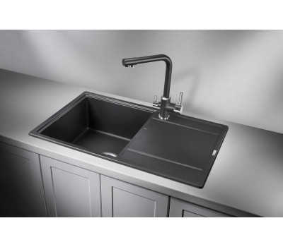 Кухонная мойка GRANULA 7804, ТУРМАЛИН, кварц 