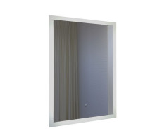 Зеркало для ванной Comforty Эдельвейс 65 LED-подсветка, бесконтактный сенсор, антизапотевание 