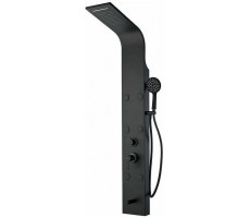 Душевая панель Aquanet Galaxy Black AP40-05 с гидромассажем и изливом, черный 