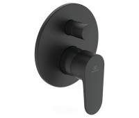 Смеситель для ванны Ideal Standard Silk Black Cerafine O, черный матовый со скрытой частью, A7193XG 
