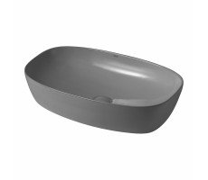 Раковина накладная ABBER Rechteck AC2206MG серая матовая 