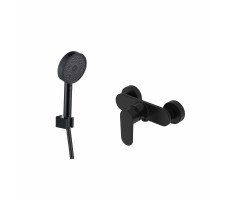 ДУШЕВОЙ КОМПЛЕКТ НАРУЖНЕГО МОНТАЖА Aquatek НИКА AQ1834MB черный матовый 