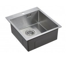 Мойка нерж. сталь AISI304 NECKAR, PM804551-BS, брашированная нерж. сталь, 450х510мм, Paulmark 