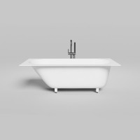 Ванна встраиваемая 169х74 Salini LOFO UM12223 Solid Surface Белый матовый 