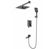 Душевая система встраиваемая WONZON & WOGHAND, Темный графит WW-88939016-BGM Душевая система встраиваемая WONZON & WOGHAND, Темный графит WW-88939016-BGM