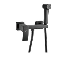 Гигиенический душ со смесителем Rose R1505H-1, черный