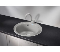 Кухонная мойка GRANULA 4802, БАЗАЛЬТ, СтандАРТ кварц 